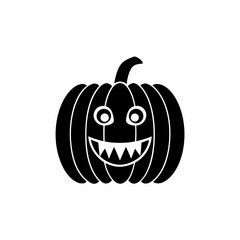 creative details Pumpkin Icon Vector Illustration