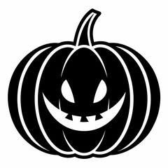 creative details Pumpkin Icon Vector Illustration