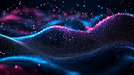 abstract background with wave soft color ,random wave,left to right,random wave,down left to top right,blue light color,and bokeh
