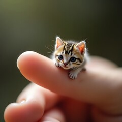 little kitten playing