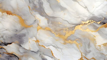 Modern light luxury gray and white abstract marble gold leaf atmospheric porch painting