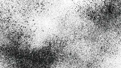 black old dust grunge texture. Dark weathered overlay halftone pattern sample on transparent background. Screen background. Vector. dust grunge .