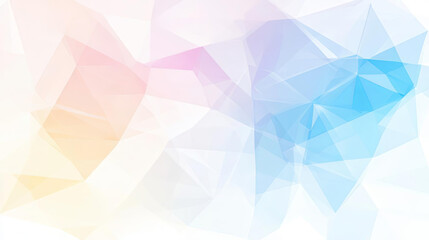Abstract geometric background with soft pastel colors and shapes