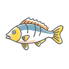 perch icon, perch vector illustration-simple illustration of perch, perfect for perch logos and icons