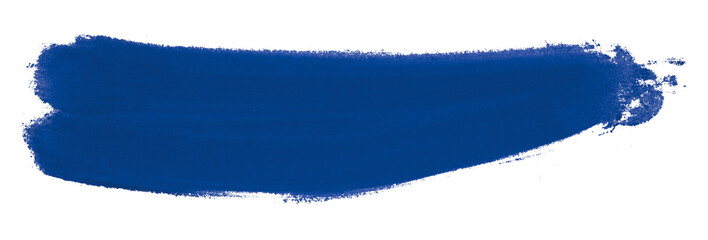 Fototapeta premium blue brush isolated on transparent background