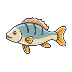 perch icon, perch vector illustration-simple illustration of perch, perfect for perch logos and icons