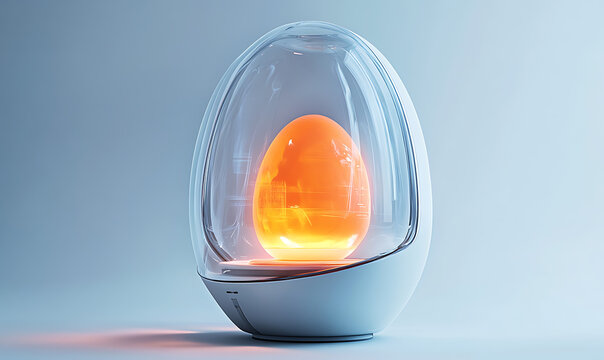 Creative conceptual illustrations of eggs, chickens