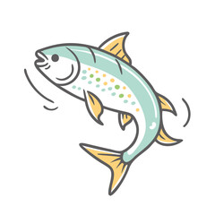 tarpon icon, tarpon vector illustration-simple illustration of tarpon, perfect for tarpon logos and icons