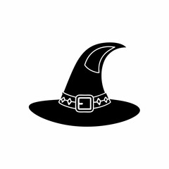 creative details Witch Hat Icon Vector Illustration