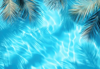 blue tropical background