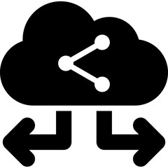Cloud Sharing Icon