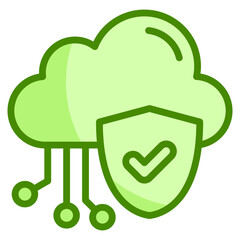 Cloud Security Compliance Icon