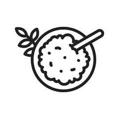 Cereals icon vector image. Suitable for mobile apps, web apps and print media.