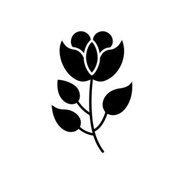 recommend clip art: Sweet Pea Flower Icon Vector Illustration for Digital Design