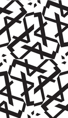 Curved line. Triangular style. Vector illustration. Beautiful bright illustration. Vector. Black and white. Design for you business. Seamless