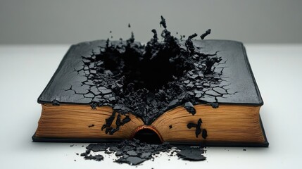 A book that rewrites itself every time someone tries to read it