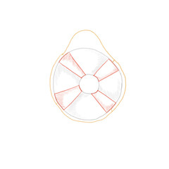 inflatable ring Doodle