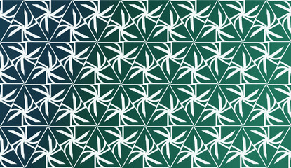 Fototapeta premium Template With Geometric Pattern. Vector Illustration. Triangles Style. Colorful Gradient Background