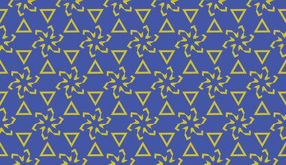 Purple color Pattern with abstract geometric design. Vector seamless illustration. Design for your interior wallpaper, fashion print, business presentation.