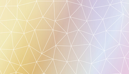 Fototapeta premium Abstract polygonal template. Design for flyer, wallpaper, presentation, paper. Vector illustration. Creative gradient color.