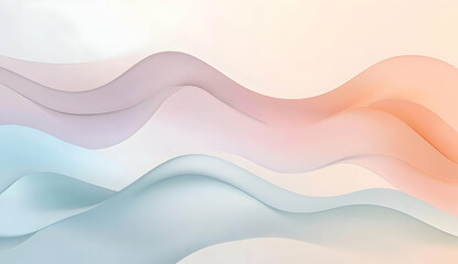 Obraz premium Abstract fluid shapes in pastel colors
