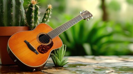 A cactus that plays guitar and sings country songs when left alone