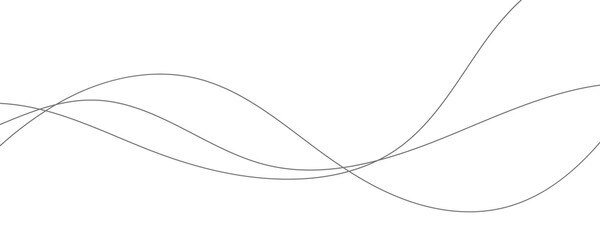 Abstract wave pattern with multiple curved lines