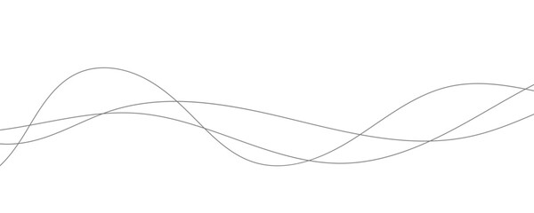 Abstract wave pattern with multiple curved lines