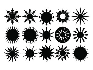 Black ink blot set with vector design elements