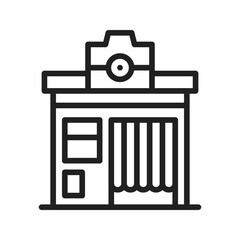 Photo Booth icon vector image. Suitable for mobile apps, web apps and print media.