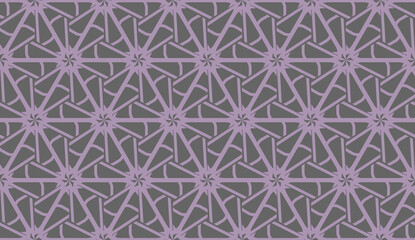 Vector background in triangles style. Abstract design with curved line. For you business, advert, wallpaper. Brown purple color. Seamless