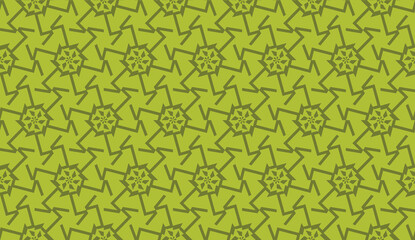 Fototapeta premium Template with geometric pattern. Vector Seamless illustration. Triangles style.
