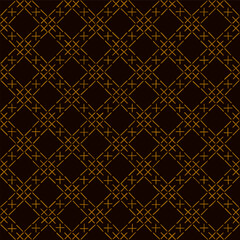 hand drawn decorative squares from hand drawn stripes. brown repetitive background. vector seamless pattern. folk art. geometric fabric swatch. wrapping paper. design template for textile, home decor