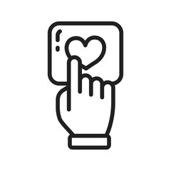 Favorite icon vector image. Suitable for mobile apps, web apps and print media.