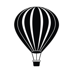 Naklejka premium Hot Air Balloon Clean Vector Illustration