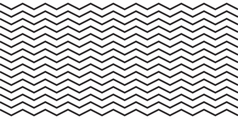 wavy zigzag lines. Black underlines wavy curve zig zag line pattern in abstract style, horizontal line eps 10.