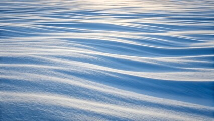 Obraz premium Windswept snow, textured surface, winter landscape