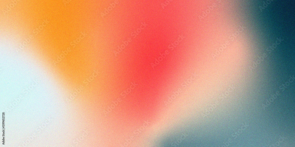 Aufkleber light colorful gradient background noise effect. Gradient mesh. Effect bright color colorful grainy foil. Abstract blurred fluid wallpaper, Vector. design of social networks sites and presentations.	