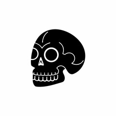 creative details Skull Icon Vector Illustration 