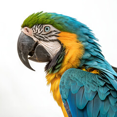 Fototapeta premium blue and yellow macaw ara