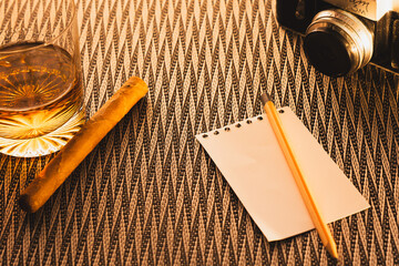 Whiskey, Cigar, Notepad, and Camera: Creative Relaxation