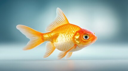 A goldfish that turns invisible whenever someone tries to take a picture of it
