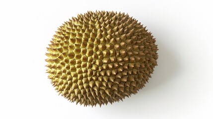 Close-up View of a Spiky Tropical Fruit with Unique Surface Texture