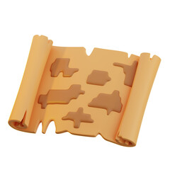 3D illustration of Maps