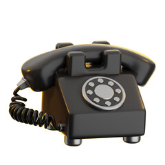 3D illustration of Telephone