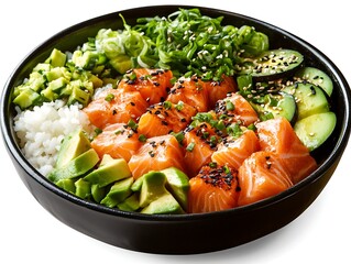 Fresh Salmon Poke Bowl