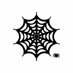 creative details Spider Web Icon Vector Illustration  