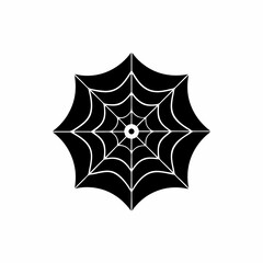 creative details Spider Web Icon Vector Illustration  