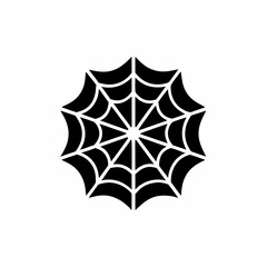 creative details Spider Web Icon Vector Illustration  