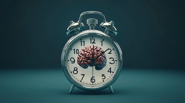 Stroke emergency concept with time = brain. World Stroke Day